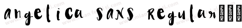 Angelica SANS Regular字体转换